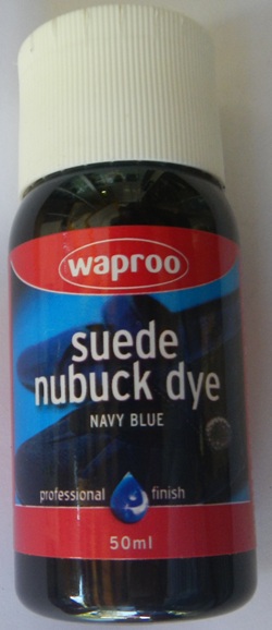 Waproo Suede and Nubuck 50 ml Navy Blue Waproo Waproo Suede Dye Waproo Nubuck Dye Waproo Suede and Nubuck Dye